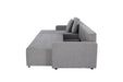 Maison L Shape Sofa Bed Grey Kiana