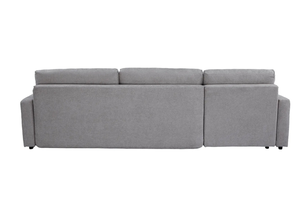 Maison L Shape Sofa Bed Grey Kiana