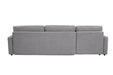Maison L Shape Sofa Bed Grey Kiana