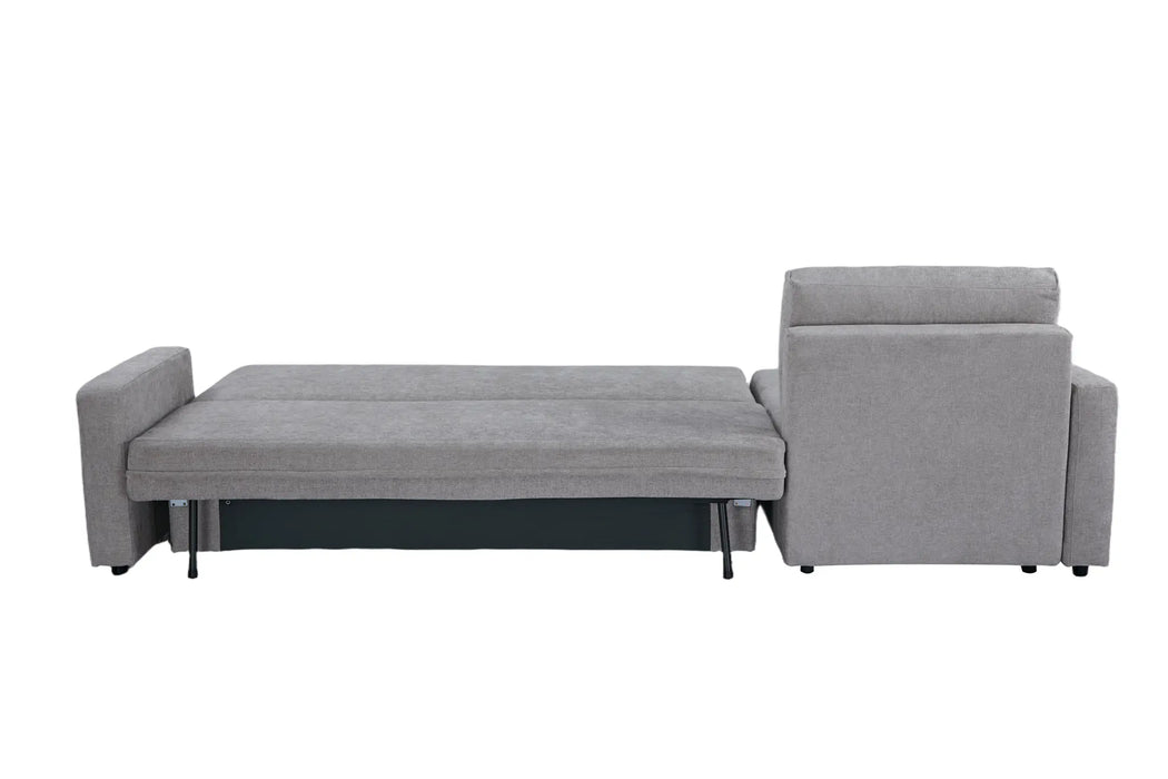 Maison L Shape Sofa Bed Grey Kiana