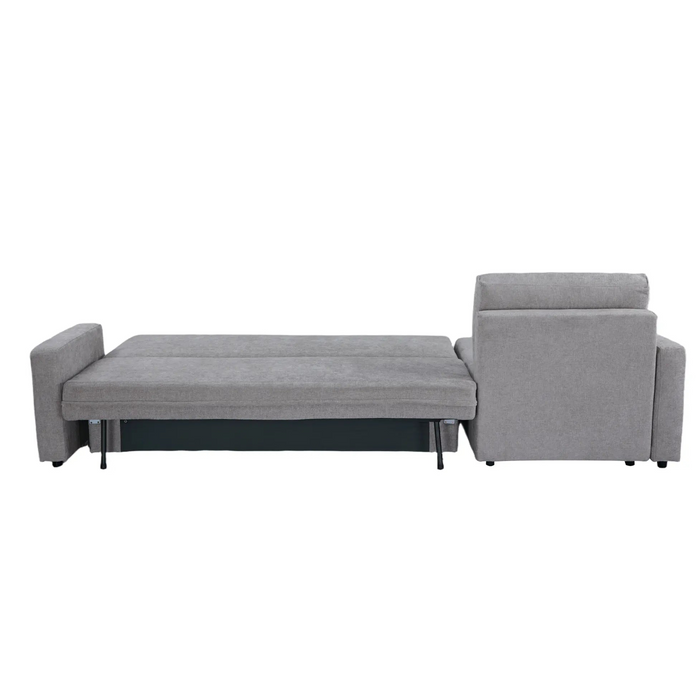 Maison L Shape Sofa Bed Grey Kiana
