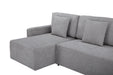 Maison L Shape Sofa Bed Grey Kiana