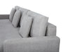 Maison L Shape Sofa Bed Grey Kiana