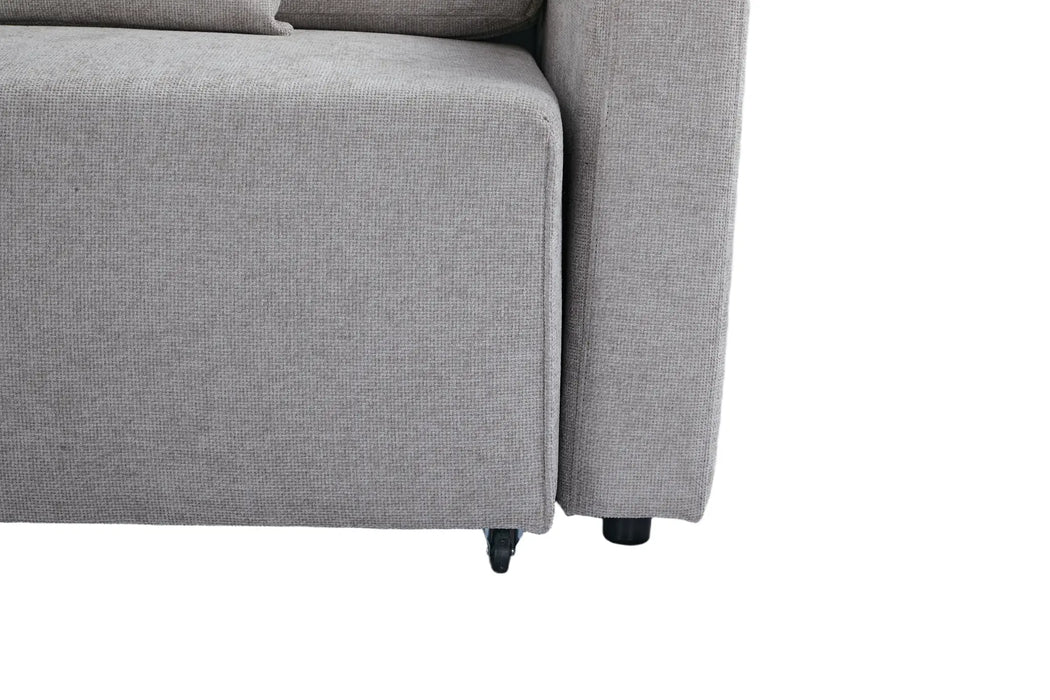 Maison L Shape Sofa Bed Grey Kiana