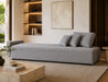 Maison L Shape Sofa Bed Grey Kiana