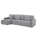 Maison L Shape Sofa Bed Grey Kiana