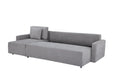 Maison L Shape Sofa Bed Grey Kiana