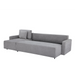Maison L Shape Sofa Bed Grey Kiana