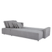 Maison L Shape Sofa Bed Grey Kiana