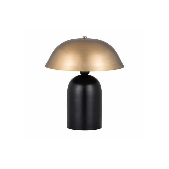 Modern Brass-Dome Table Lamp