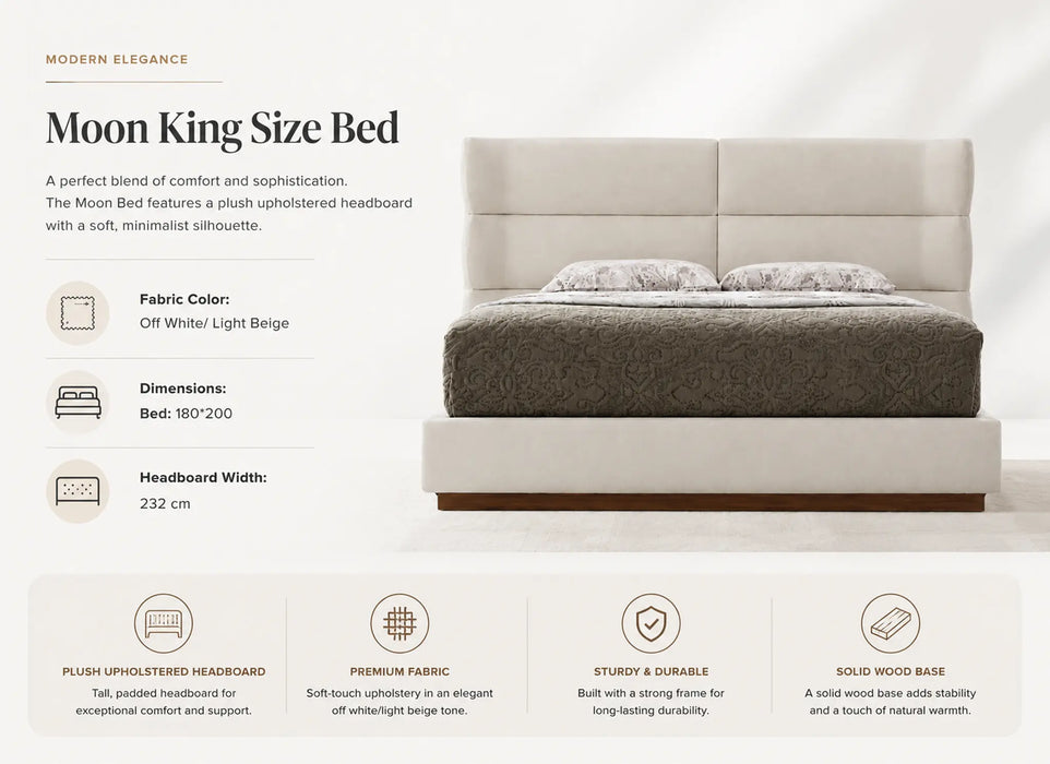 Moon King Size Bed Kiana