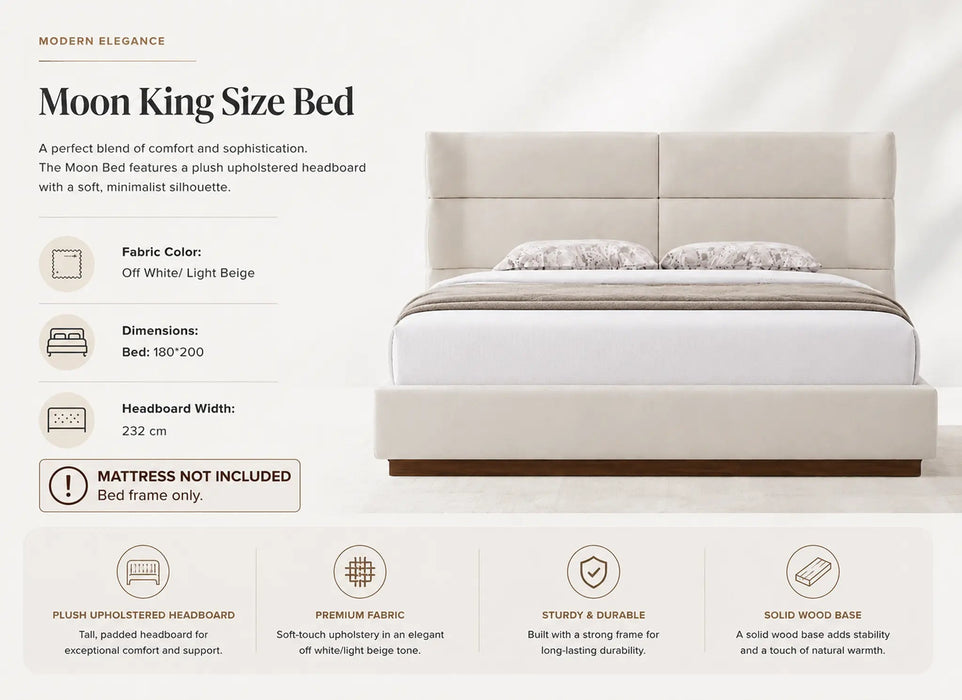 Moon King Size Bed Kiana