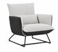 Noir Crest Arm Chair Kiana