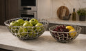 Openwork Decorative Metal Bowl - Silver Kiana