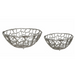 Openwork Decorative Metal Bowl - Silver Kiana