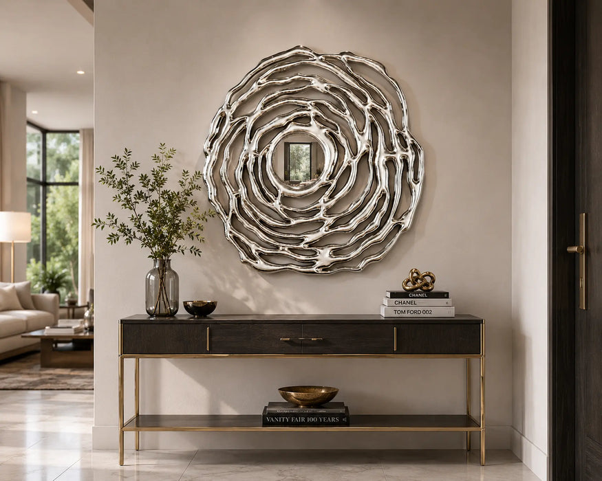 Rose Bloom Framed Mirror Kiana
