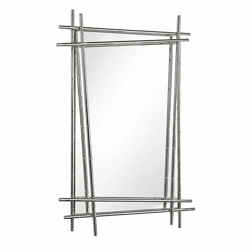 Silver Linear Opulence Frame GridFramed mirror Kiana