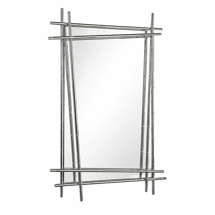 Silver Linear Opulence Frame GridFramed mirror Kiana