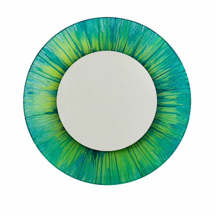 Solara Green Radiance Framed mirror Kiana