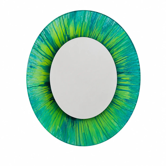 Solara Green Radiance Framed mirror Kiana