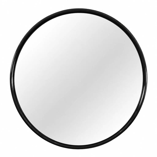 Solstice Black Round Framed Mirror Kiana
