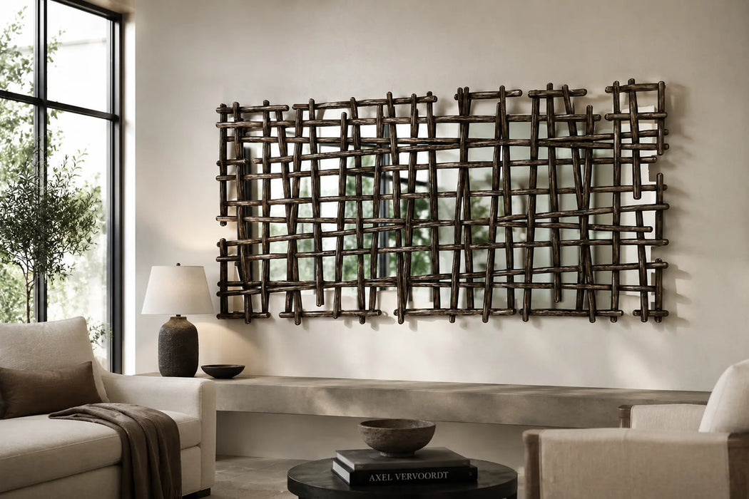 Trellis Rectangle Framed mirror Kiana