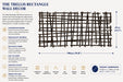 Trellis Rectangle Framed mirror Kiana