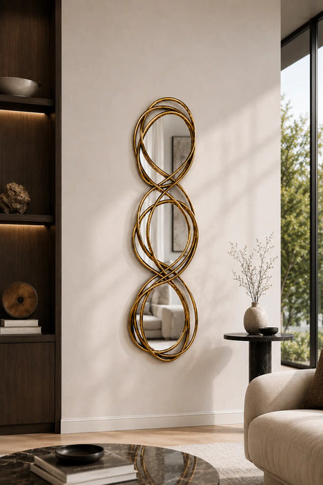 Trinity Brass Framed Mirror Kiana