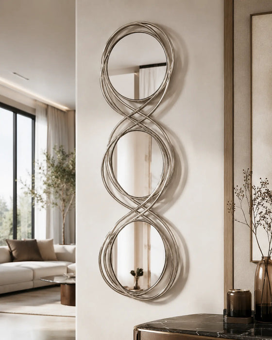Trinity Silver Framed Mirror Kiana