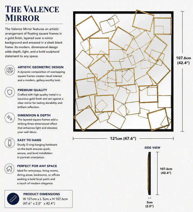Valence Framed Mirror Kiana