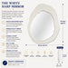 White Harp Framed Mirror Kiana
