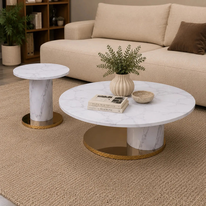 Aurora 1+1 Coffee Table Set