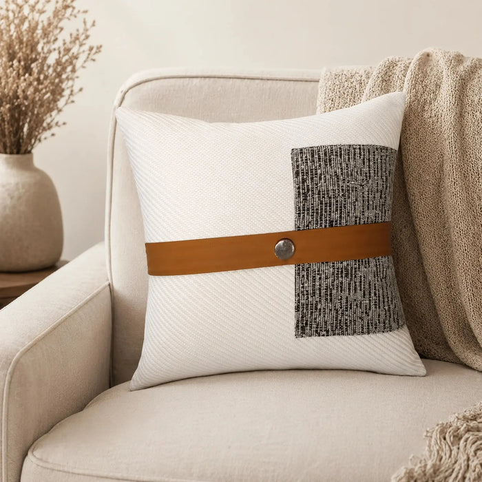 Ivory Belt Cushion