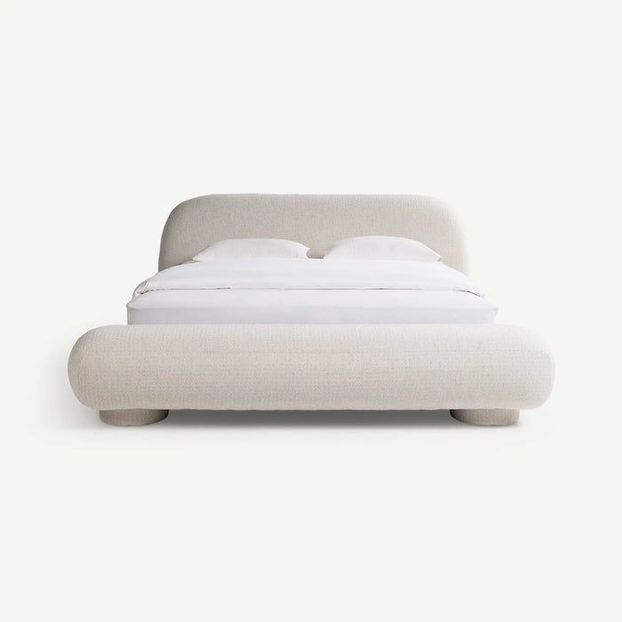 Leresa King Bed w Bench 180x200cm Ecru