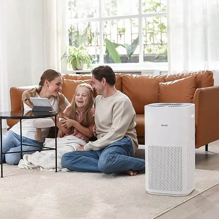 LEVOIT Smart Air Purifier for Large Rooms | Covers up to 1588 Sq. Ft | APP Control, PM2.5 Display | H13 HEPA Filter Removes 99.97% of Particles | Allergies, Dust, Smoke | Alexa Control | White" EROS