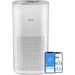 LEVOIT Smart Air Purifier for Large Rooms | Covers up to 1588 Sq. Ft | APP Control, PM2.5 Display | H13 HEPA Filter Removes 99.97% of Particles | Allergies, Dust, Smoke | Alexa Control | White" EROS