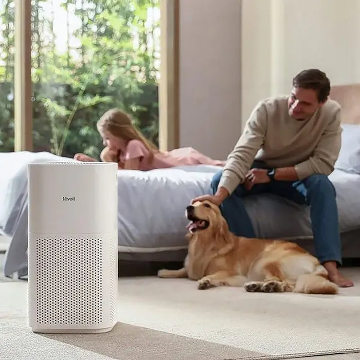 LEVOIT Smart Air Purifier for Large Rooms | Covers up to 1588 Sq. Ft | APP Control, PM2.5 Display | H13 HEPA Filter Removes 99.97% of Particles | Allergies, Dust, Smoke | Alexa Control | White" EROS
