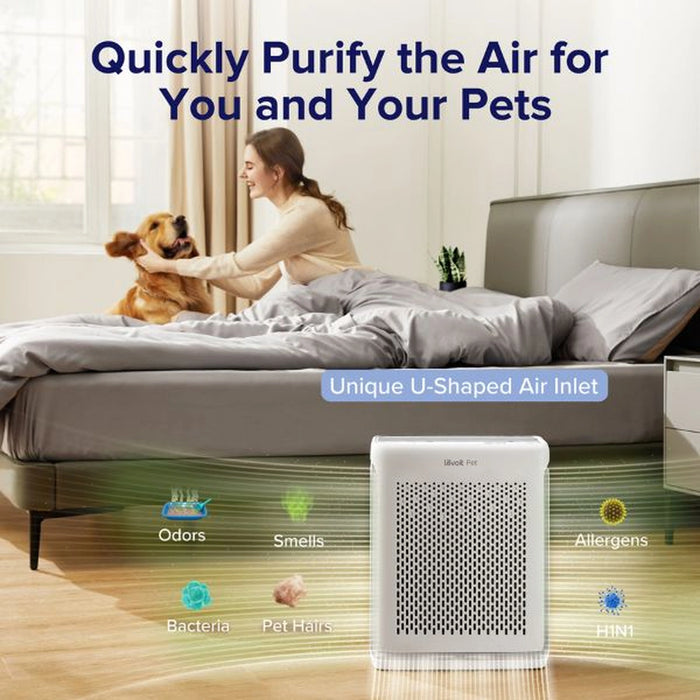 Levoit Vital 100S Pet Care Smart True HEPA Air Purifier with Pet Mode| Pet Odor| Pet Hair Allergy