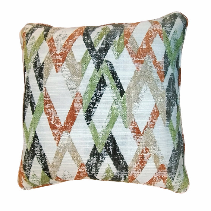 Abstract Geometry Print Pillow