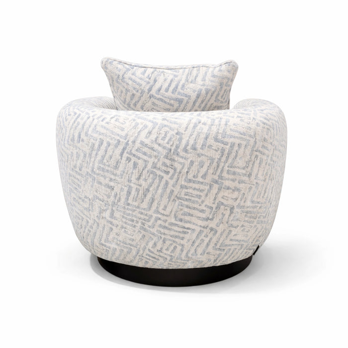 Azure Shell Weave - Barbera Swivel Chair