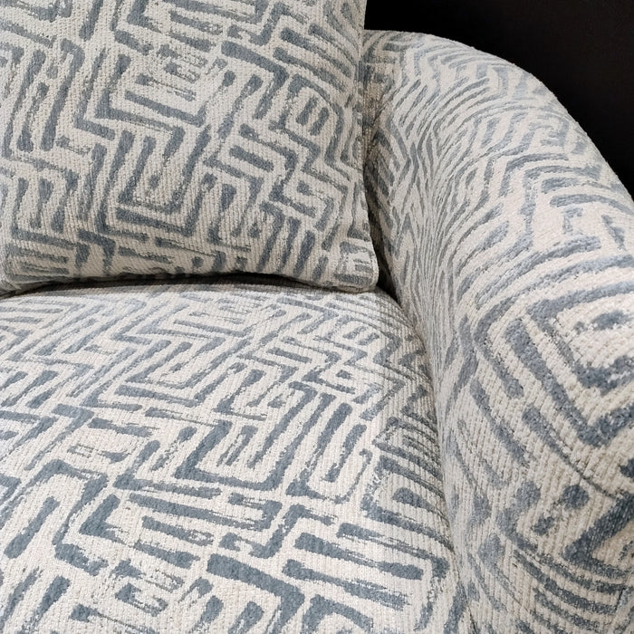 Azure Shell Weave - Barbera Swivel Chair