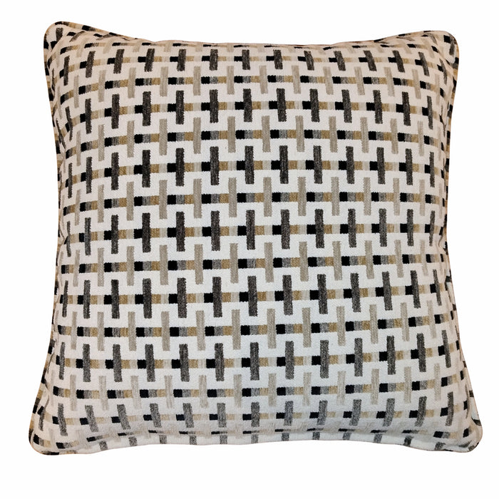Cross Weave Print Pillow