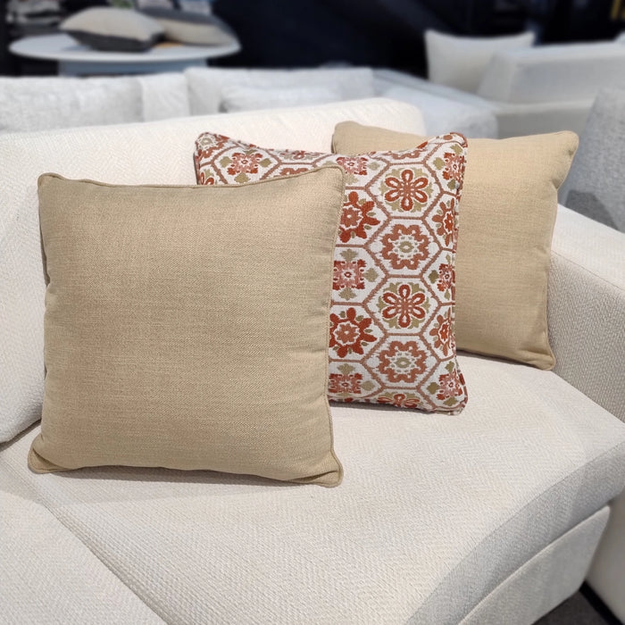 Desert Bloom & Saffron Weave Pillow Set