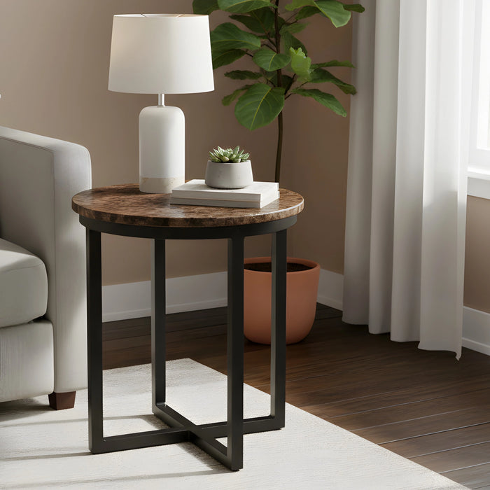 Enzo Marble End Table