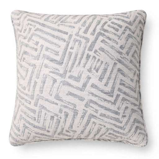 Grey Shell Weave Pillow Living Point