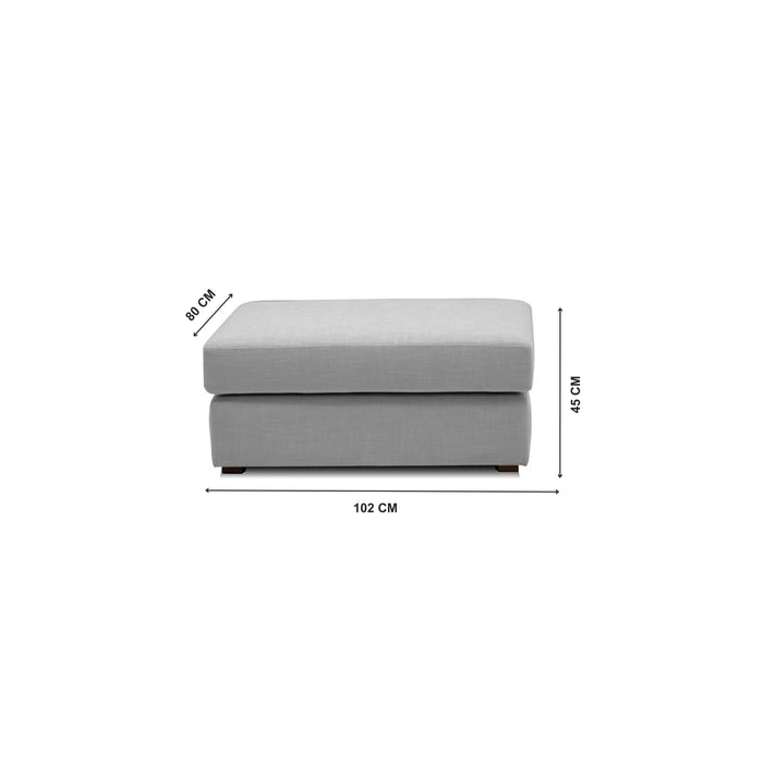 Helsinki 3 Seater Sectional With Ottoman