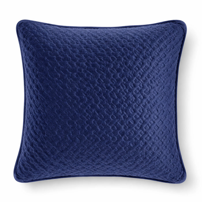 Imperial Blue & Mosaic Quilt Pillow Set