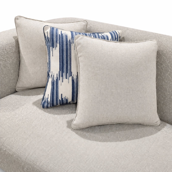 Indigo Ikat & Pearl Chenille Pillow Set