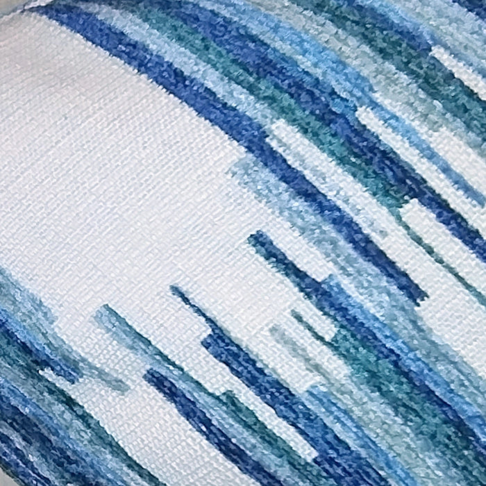 Indigo Ikat & Pearl Chenille Pillow Set