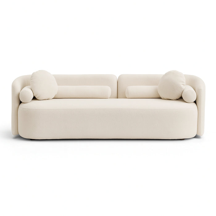 Jersey 2 & 3 Seater Beige Sofa